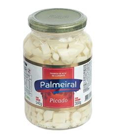 Palmito De Acai Palmeiral Picado Vidro 300g
